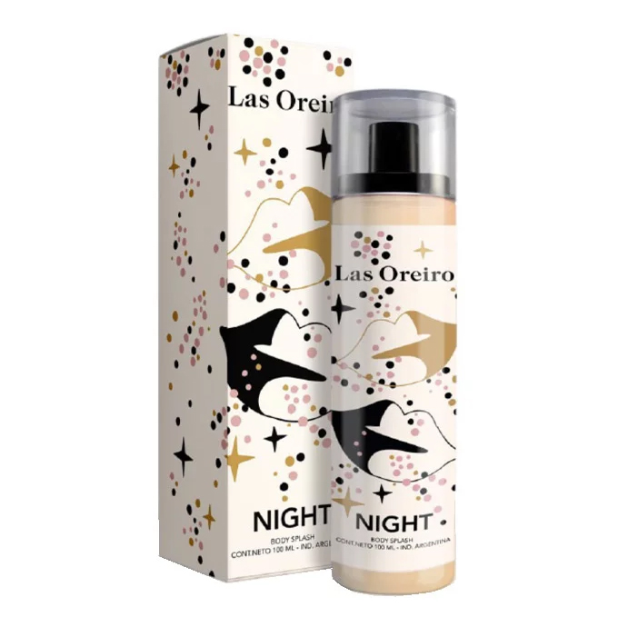 LAS OREIRO BODY SPLASH NIGHT X 100 ML.